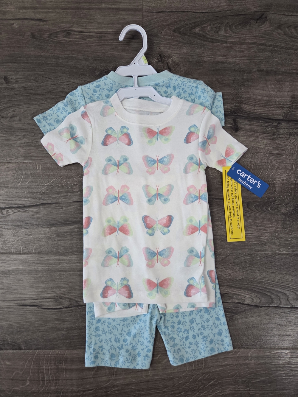 Carter's Girls  Set Of 2 Two-Piece Pajamas Size 4 NWT